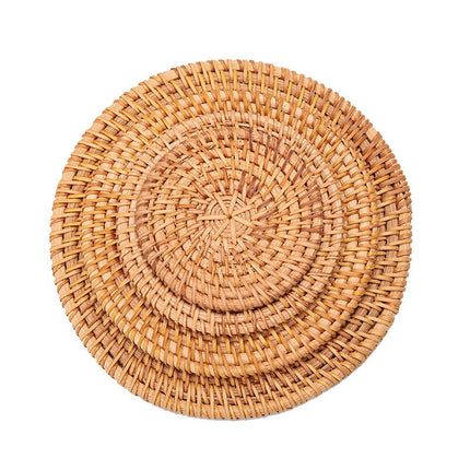 Dessous De Plat Design Rotin Plat