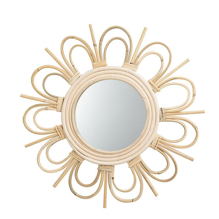 Miroir En Rotin Soleil Miroirs