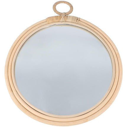 Miroir Rond Rotin Salle De Bain Miroirs
