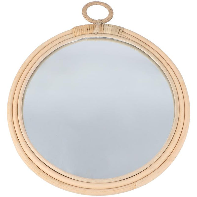 Miroir Rond Rotin Salle De Bain Miroirs