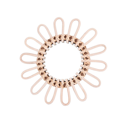 Miroir Rotin Rose Miroirs