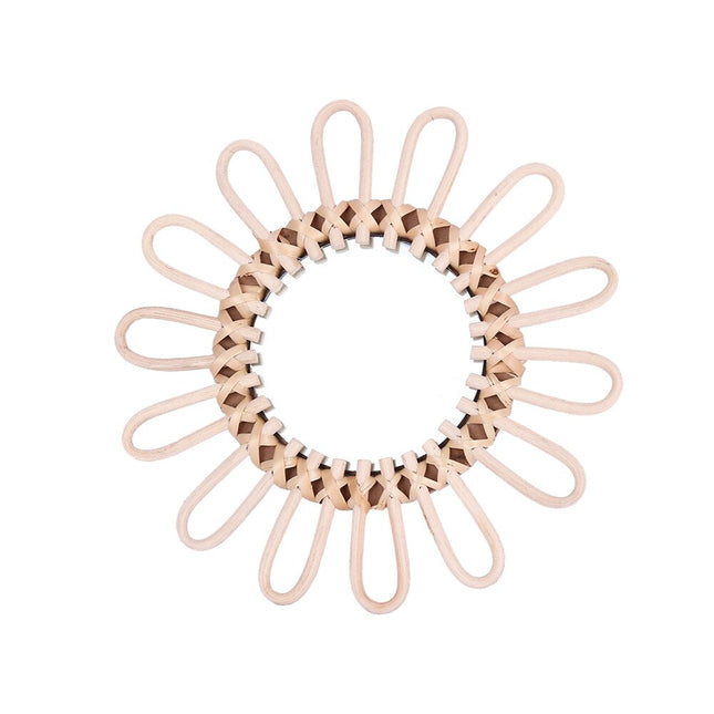 Miroir Rotin Rose Miroirs