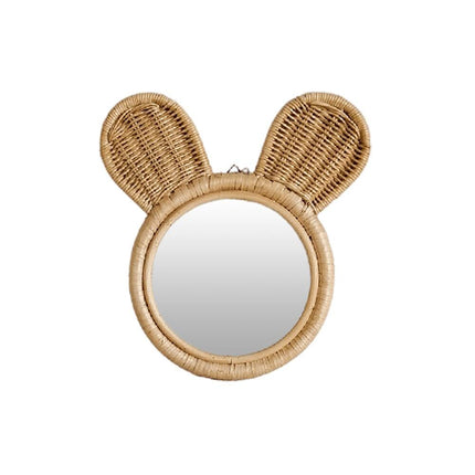 Miroir En Rotin Tête Dours Original Miroirs