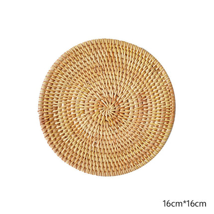Dessous De Plat Déco En Rotin 16 Cm Plat