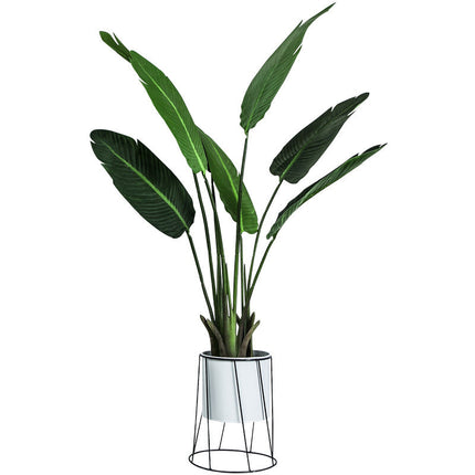 Cache Pot Sur Pied Noir Moderne