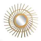 Miroir En Rotin Spirale Captivante Miroirs