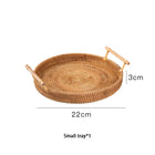 Panier Plateau Rond En Rotin S Paniers