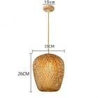 Suspension Bambou Tressé Bois Suspensions
