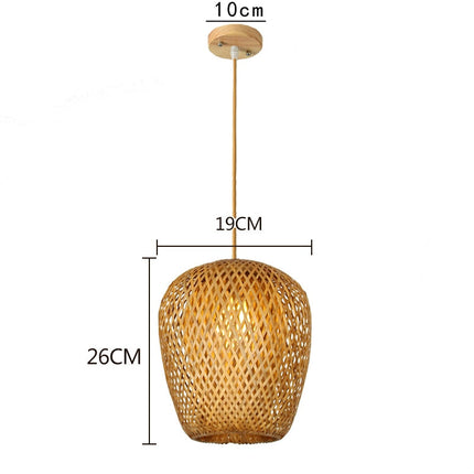 Suspension Bambou Tressé Bois Suspensions