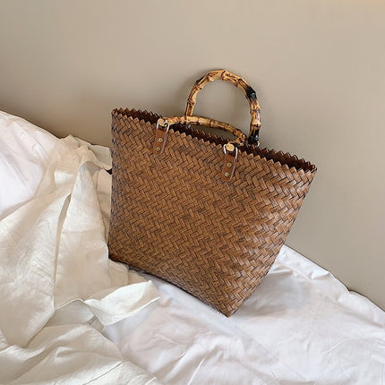 Sac De Plage Bohème Chic Plage En Osier