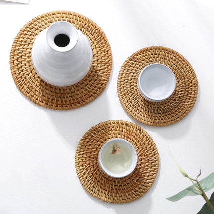 Dessous De Plat Déco En Rotin Plat