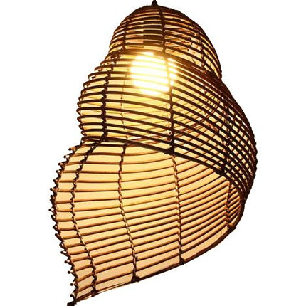 Lampe Osier Coquillage Luminaire