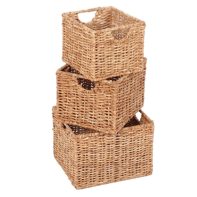 Lot Panier Osier Rangement Rangement Osier