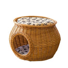 Panier Chat Igloo Osier Animaux Et Articles Pour Animaux De Compagnie