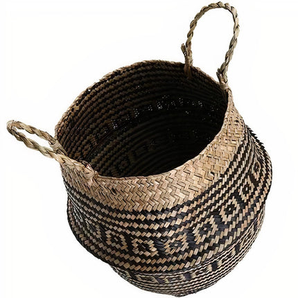 Cache Pot Osier Panier Déco