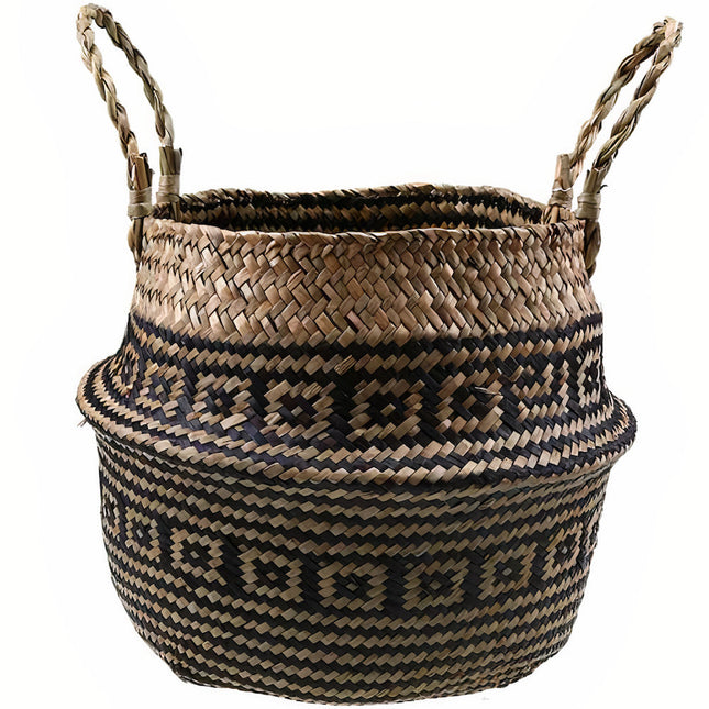 Cache Pot Osier Panier Déco Petit Format (22 Cm X 20 Cm)