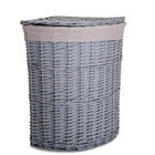 Panier À Linge Dangle Osier Gris Paniers Linge