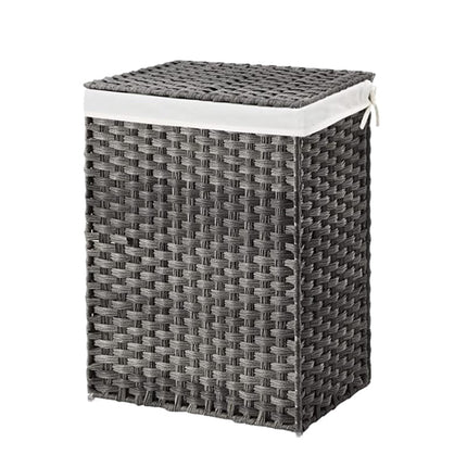 Panier À Linge Osier Gris Paniers