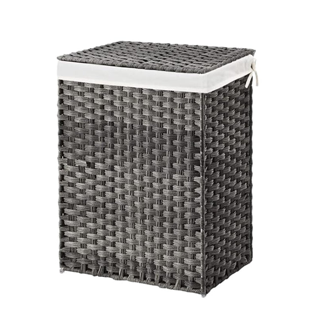 Panier À Linge Osier Gris Paniers