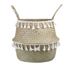 Panier À Linge En Osier Pompon Paniers