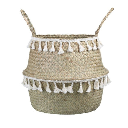 Panier À Linge En Osier Pompon Paniers