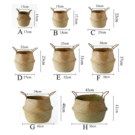 Panier En Osier Cache-Pot A Pots Et Cache-Pots