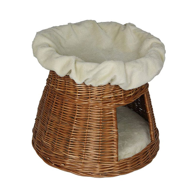 Panier Chat Osier Deux Lits Animaux Et Articles Pour Animaux De Compagnie