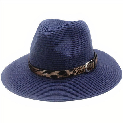 Chapeau De Paille Panthère Femme