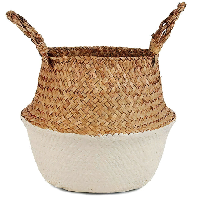 Cache Pot Osier Petit Format (22 Cm X 20 Cm)
