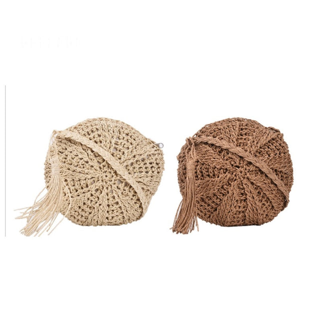 Petit Sac Rond En Osier