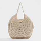Sac Rond En Paille Bohème Chic Rond Paille