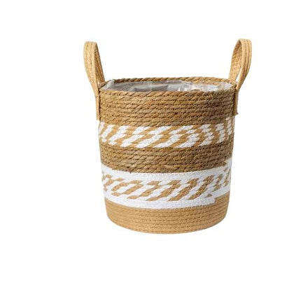Cache-Pot Osier Marinière Moyen Cache-Pot En