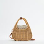 Petit Sac En Paille Chic Camel Sac Rond Paille