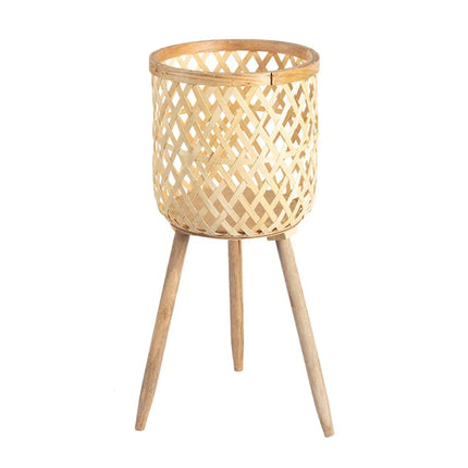 Cache Pot Sur Pied Rotin L