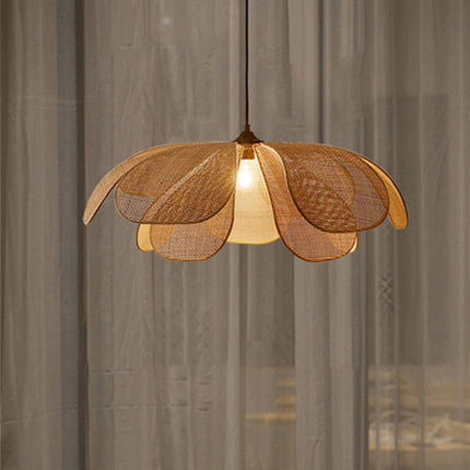 Lustre Rotin Chambre Suspensions