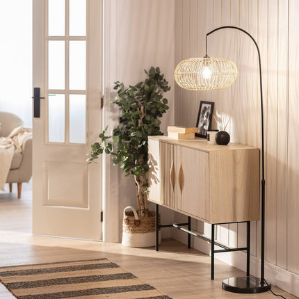Lampadaire Rotin Clair Lampadaires