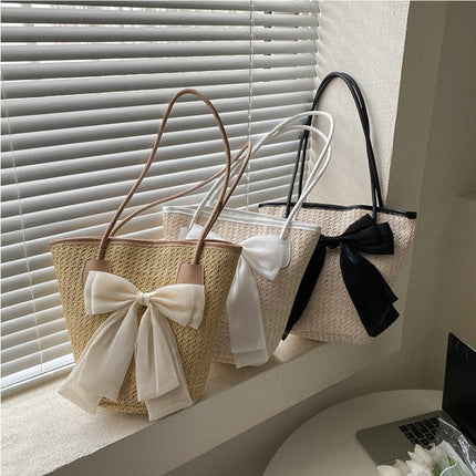 Sac À Main Avec Noeud En Paille