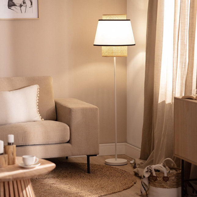 Lampadaire Salon Cannage Lampadaires