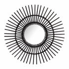 Miroir Rotin Noir Miroirs