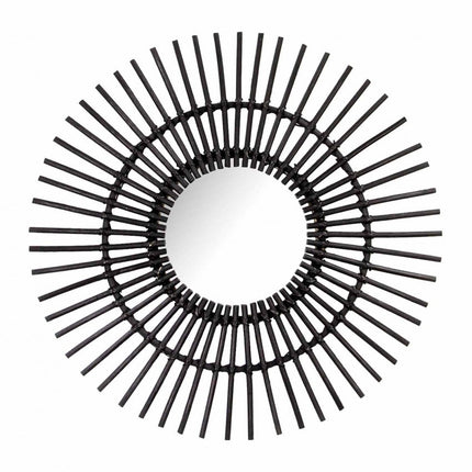 Miroir Rotin Noir Miroirs