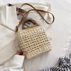 Sac Raphia Crochet Crème Sac Raphia