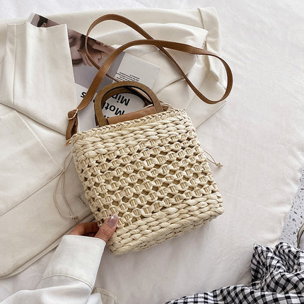 Sac Raphia Crochet Crème Sac Raphia