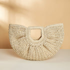 Sac De Plage En Paille Éco-Responsable Beige