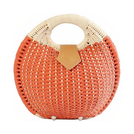 Sac À Main Osier Rond Original