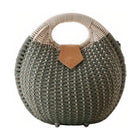 Sac À Main Osier Rond Vert