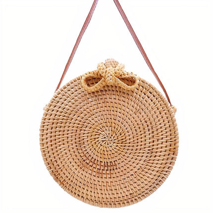 Sac Rond Osier De Bali