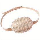 Sac Banane Paille Beige À Main