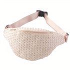 Sac Banane Paille Chic À Main
