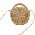Sac Rond Paille Besace