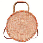 Sac Rond Paille Plage Soleil